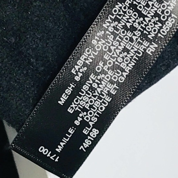 Natori 746168 Underwire Bra Black 34C - Picture 8 of 9